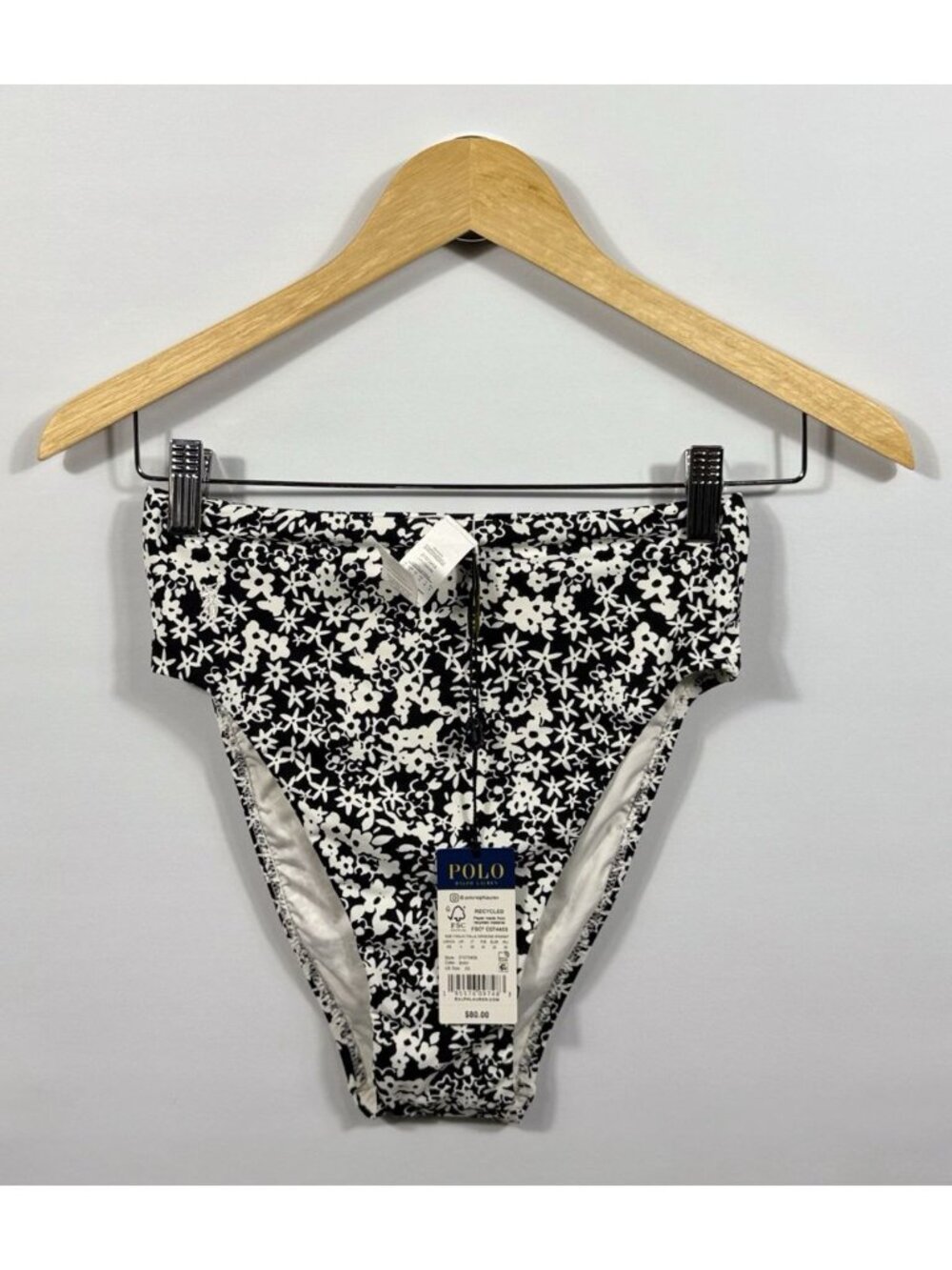 NEW Polo Ralph Lauren Women's XS Floral Bikini Bottom • Reg Price $80 - Picture 1 of 2